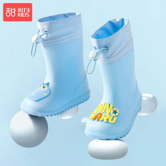 儿童雨鞋男童宝宝轻便胶鞋幼儿小孩雨靴男孩水鞋小童防滑2025新款