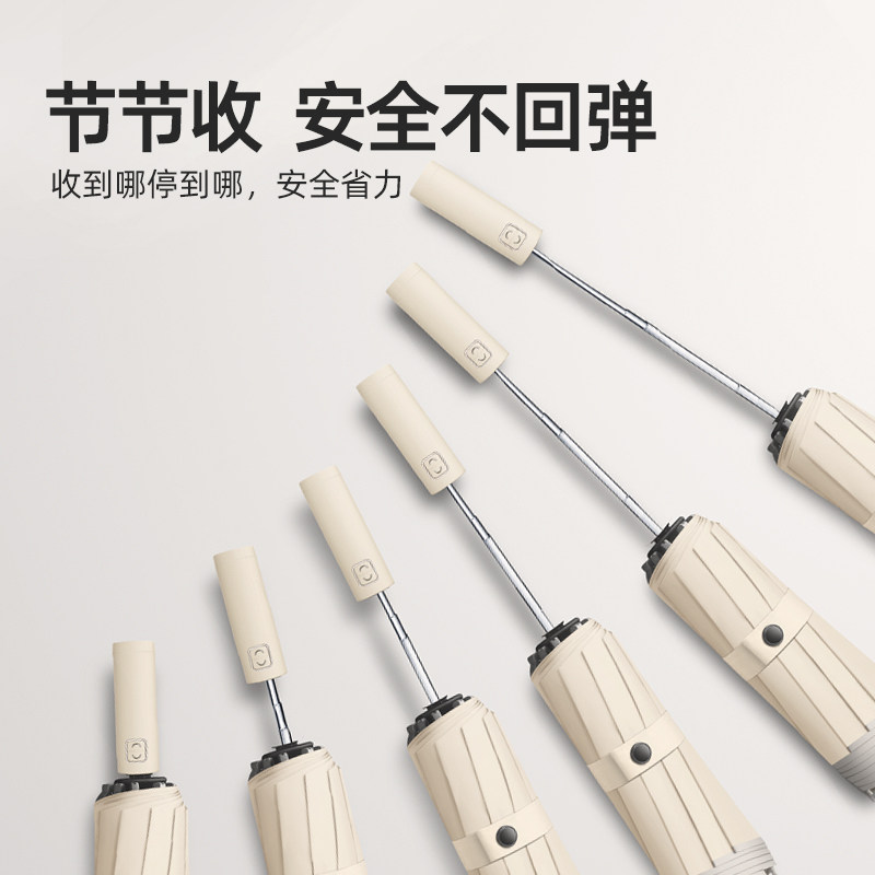 雨伞全自动男士反向大号加固防晒女晴雨两用带LED照明车载折叠伞