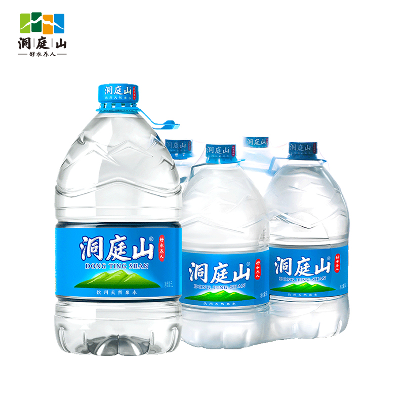 【前10名送速热饮水机】洞庭山天然泉水5L*4桶*24包泡茶非矿泉水-图3