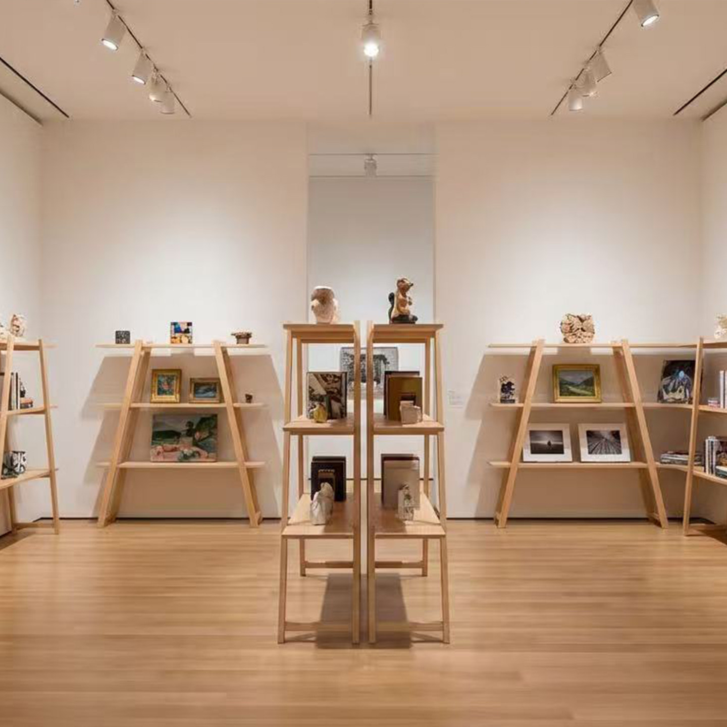 摆件展示台实木多层展览架商用展示服装店艺术品展示陈列架摆台,淘宝优惠券,粉丝福利购,淘宝优惠卷