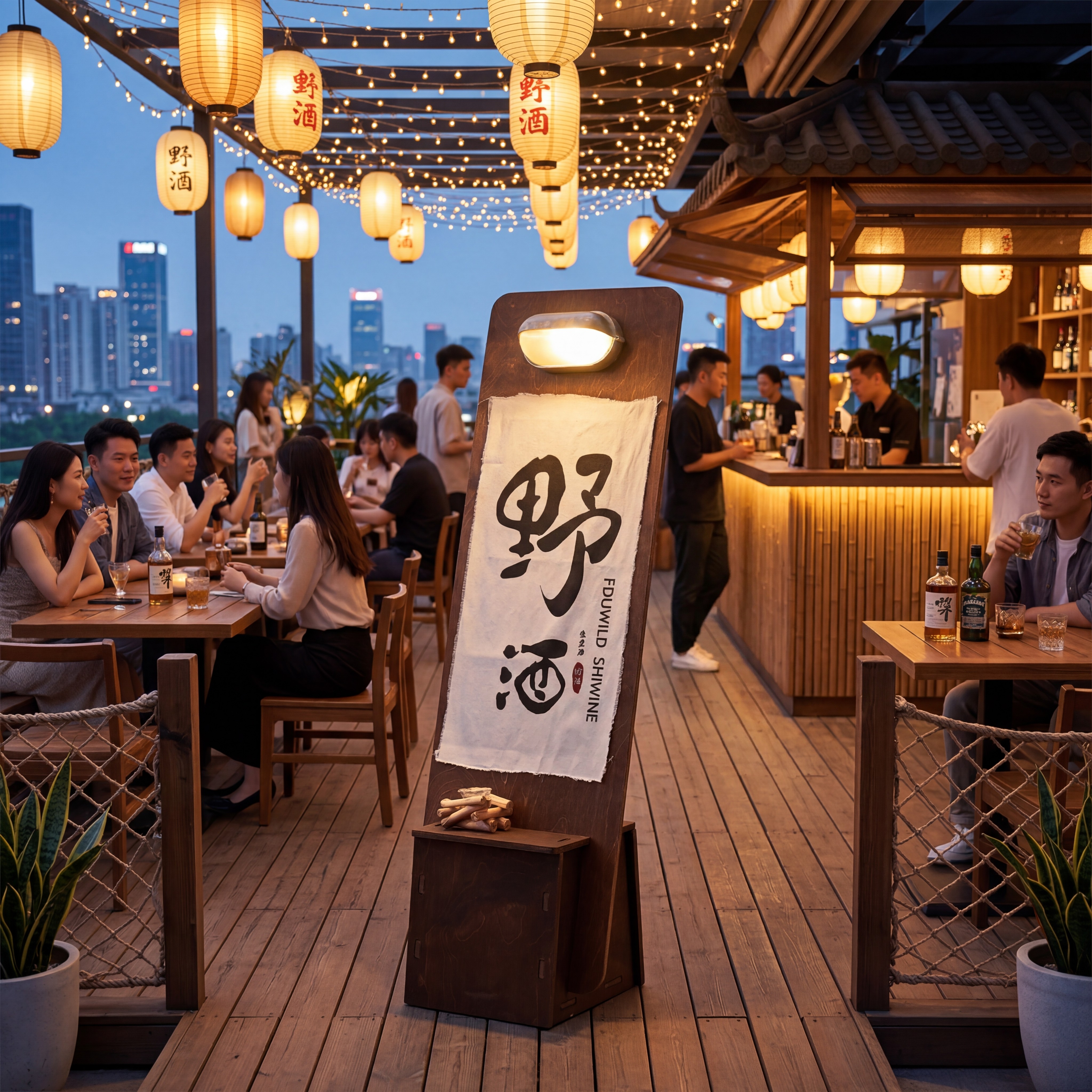 广告展示架展示牌发光立式海报户外灯光木质门口宣传展架落地展架