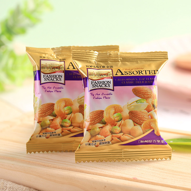 金语加州综合坚果150g袋装每日坚果仁小包装混合果干年货网红零食,淘宝优惠券,粉丝福利购,淘宝优惠卷