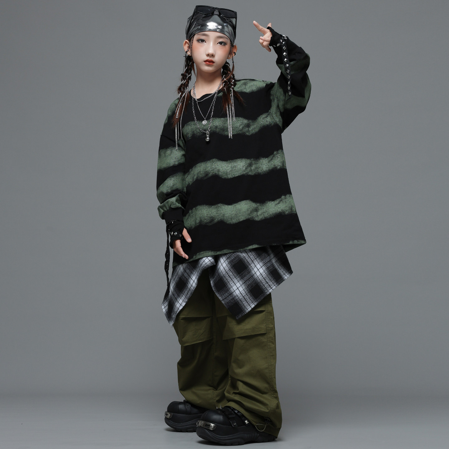 儿童街舞潮服少儿痞帅个性卫衣女童爵士套装男童嘻哈hiphop演出服,淘宝优惠券,粉丝福利购,淘宝优惠卷