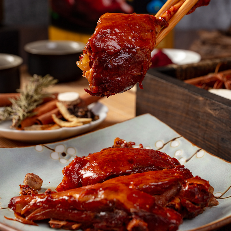 乾生元香酥酱鸭苏州特产真空鸭肉熟食卤味零食小吃开袋即食品220g-图1