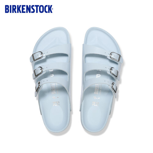 BIRKENSTOCK勃肯德国进口新品女款牛皮革漆皮舒适Florida多带拖鞋 - 图2