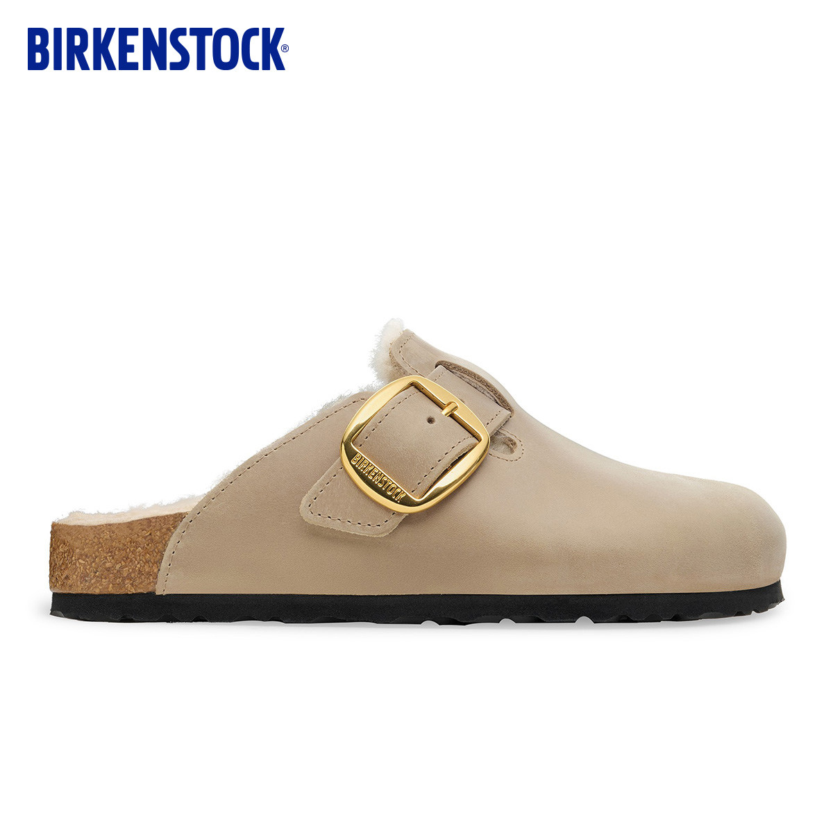 BIRKENSTOCK勃肯德国进口新品男女涂油皮Boston Shearling毛毛鞋,淘宝优惠券,粉丝福利购,淘宝优惠卷