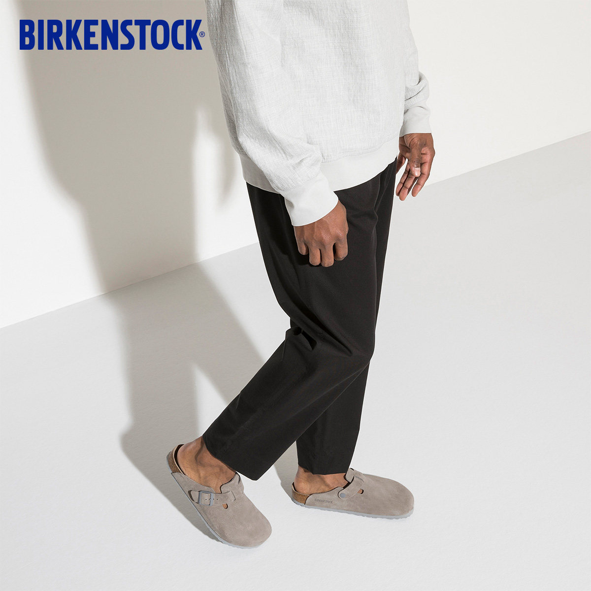 BIRKENSTOCK勃肯德国进口男女款绒面革软底Boston包头拖鞋,淘宝优惠券,粉丝福利购,淘宝优惠卷