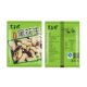 Independent small package of shelled black skinned cooked peanuts, nuts and roasted seeds and nuts