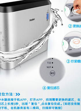 海尔净水器机HRO7520-4/4H22/6H22/4H52/5H52家用换芯过滤器滤芯