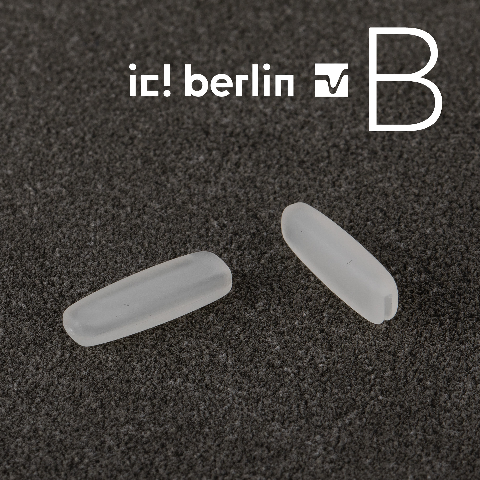 ic!berlin眼镜框架原装正品专用塑料硅胶鼻托鼻梁垫售后维修配件 - 图2