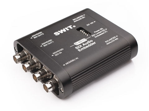 SWIT视威S-4610 SDI音频加嵌转换盒小型便携式转换器 SDI音频加嵌 - 图2