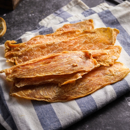 Куриная вяленая собачья закусочная утиная грудь, зубы с мясом, самостоятельно, не добавляя плюшевую молодую собаку.