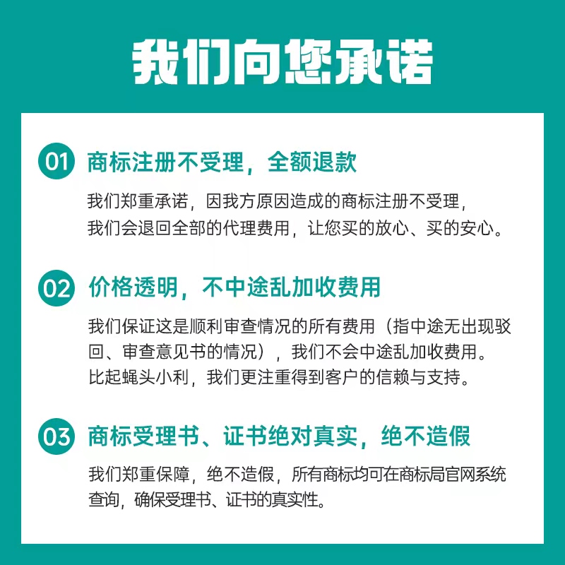 商标注册申请代办理购买转让过户变更续展复审公司个人版权包受理 - 图2