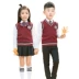 Quần áo vườn mẫu giáo hiệu suất của trẻ em thiết lập mùa thu và mùa đông Đại học gió Anh đồng phục trường tiểu học và trung học - Đồng phục trường học / tùy chỉnh thực hiện áo thun đồng phục đẹp cho bé Đồng phục trường học / tùy chỉnh thực hiện