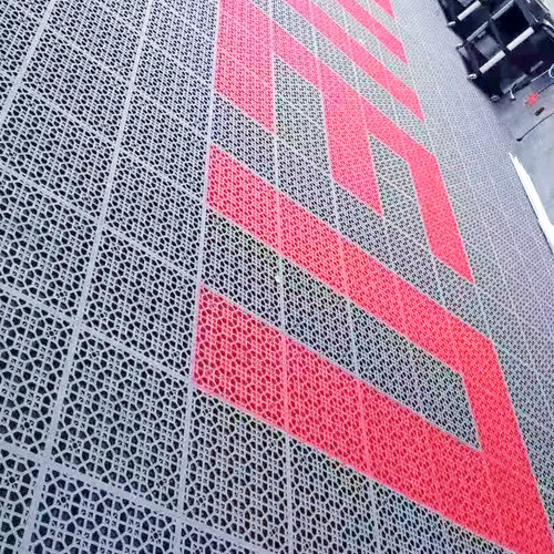 洗车房地格栅地面网格板免挖沟格栅防滑地垫洗车魔方塑料拼接格栅 - 图1