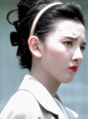 淬火年代宋祖儿同款黑色抓夹饱满后脑勺发量大头发发夹夏天鲨鱼夹