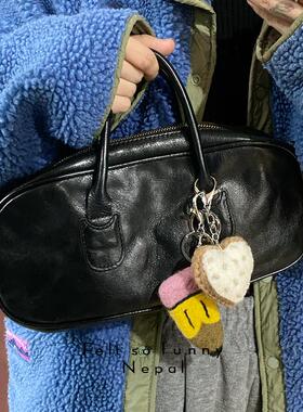 手工制作尼泊尔羊毛铅笔饼干钥匙扣包包挂件