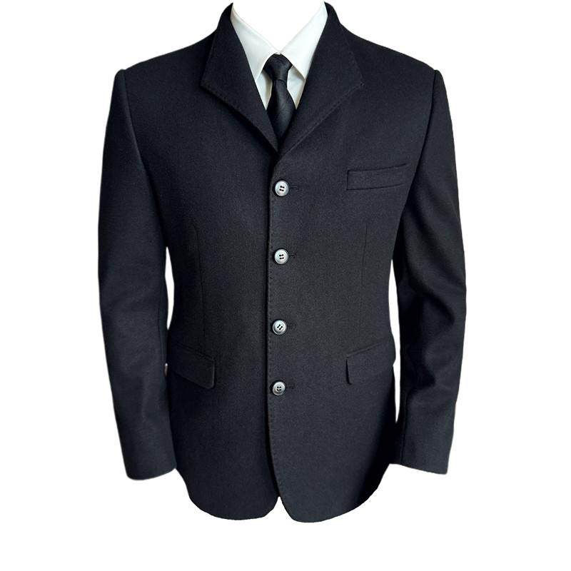 新中式四粒扣复古西服男外套秋冬加厚商务休闲燕子领毛呢西装上衣,淘宝优惠券,粉丝福利购,淘宝优惠卷