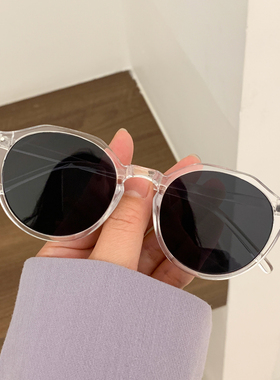 韩版ins超火复古圆框网红同款