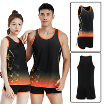 Body Exam Track-and-field Training Suit Men And Women Running Sports Suit Jersey Marathon Competition Suit Sportswear