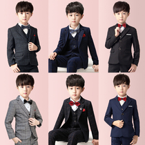 Flower Boy Gown Small Suit Boy Suit Suit Boy Casual West Clothing Winter Plus Suede Big Boy Chair Play Out