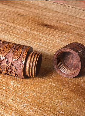 酸枝木符筒符管空壳护身符保护套