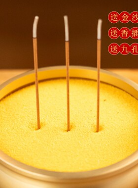 纯黄铜宣德香炉家用供奉