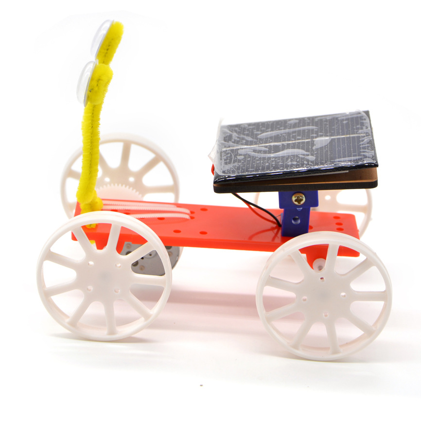 C0314 星球探索号 太阳能赛车 新能源科技车模型 太阳能小车 - 图0