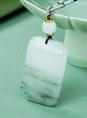 天山翠甜甜圈虎天然玉石