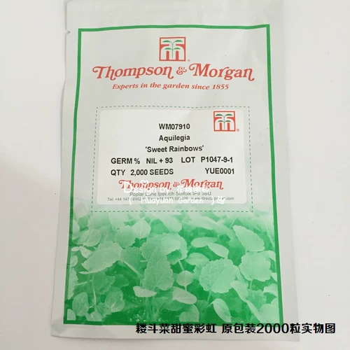 Huayuan Pickles Импортированные цветочные семена*British TM*耧 花 花*сладкая радуга/бароло/зеленое яблоко 5