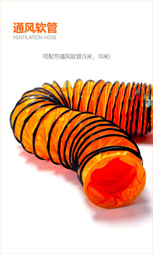 有限空间作业轴流风机船用强力通风排风扇密闭式空间作业送排风机 - 图1