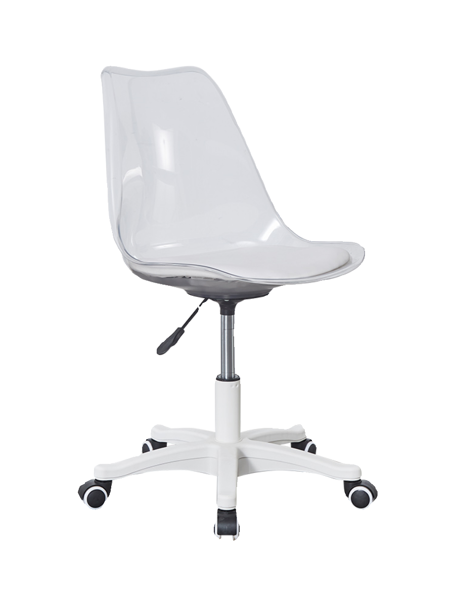家用亚力克透明会议电脑椅女生卧室化妆网红椅凳学习靠背升降转椅,淘宝优惠券,粉丝福利购,淘宝优惠卷