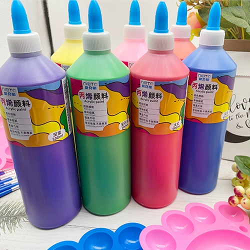 Пигментированный акрил, окрашенная кукла, оптовые продажи, 500 мл, «сделай сам», граффити, детское творчество