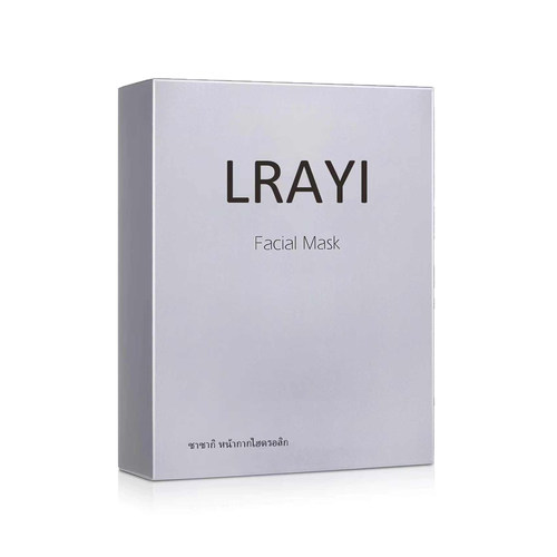 泰国佐木LRAYI蚕丝面膜正品金银黑色女补水清洁收缩痘印紧致提亮 - 图2