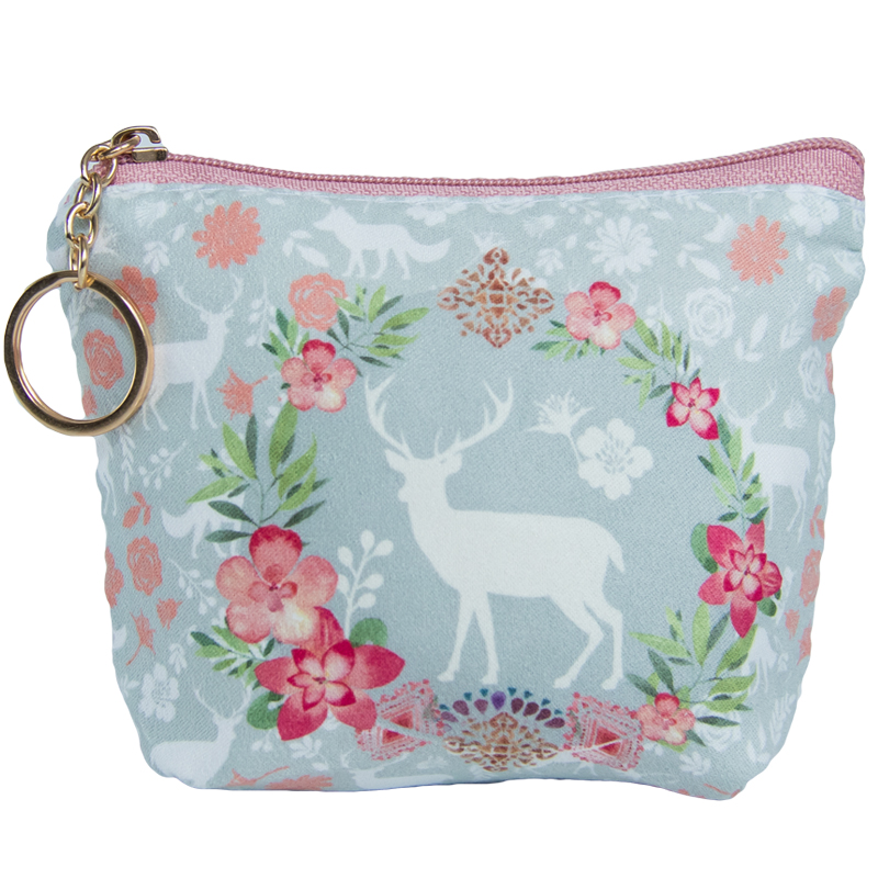 女迷你可爱韩版学生帆布硬币零钱包 趣袋钱包