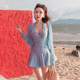 Swimwear women's hot spring one-piece swimsuit