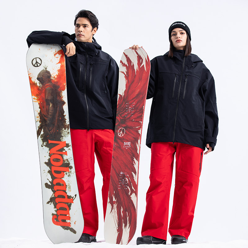 Nobaday单板滑雪板DOOM反战公园平花专业户外运动装备成人板男女-图2