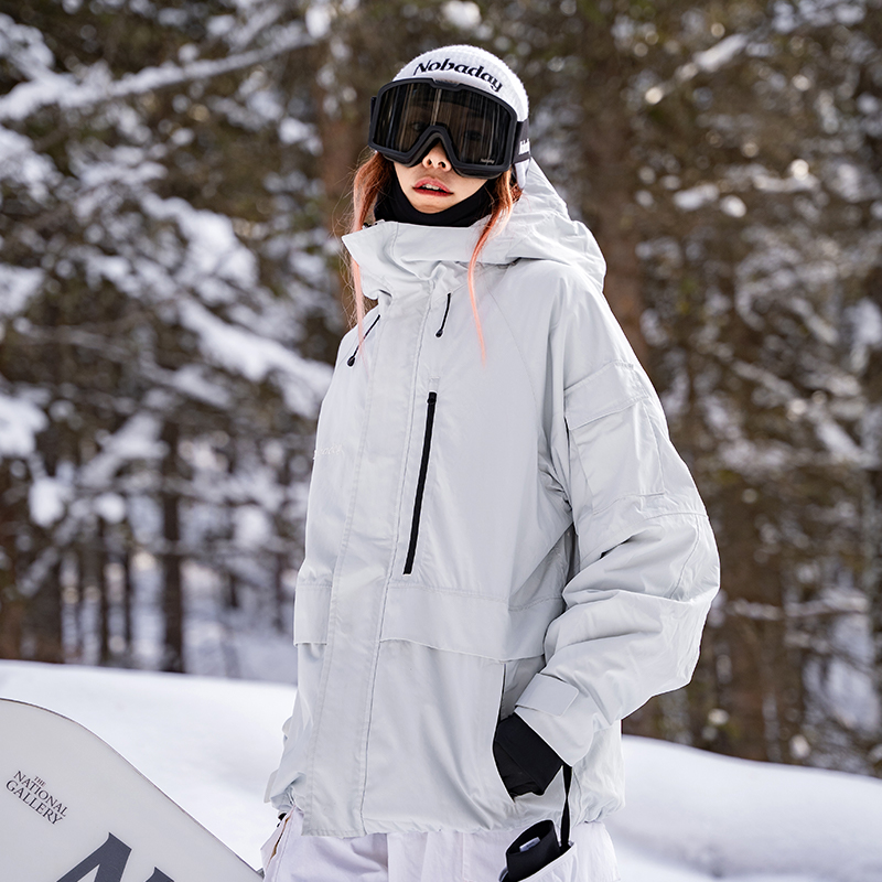 Nobaday单板滑雪服滑雪裤套装专业防水男女加厚保暖外套冬季上衣 - 图1