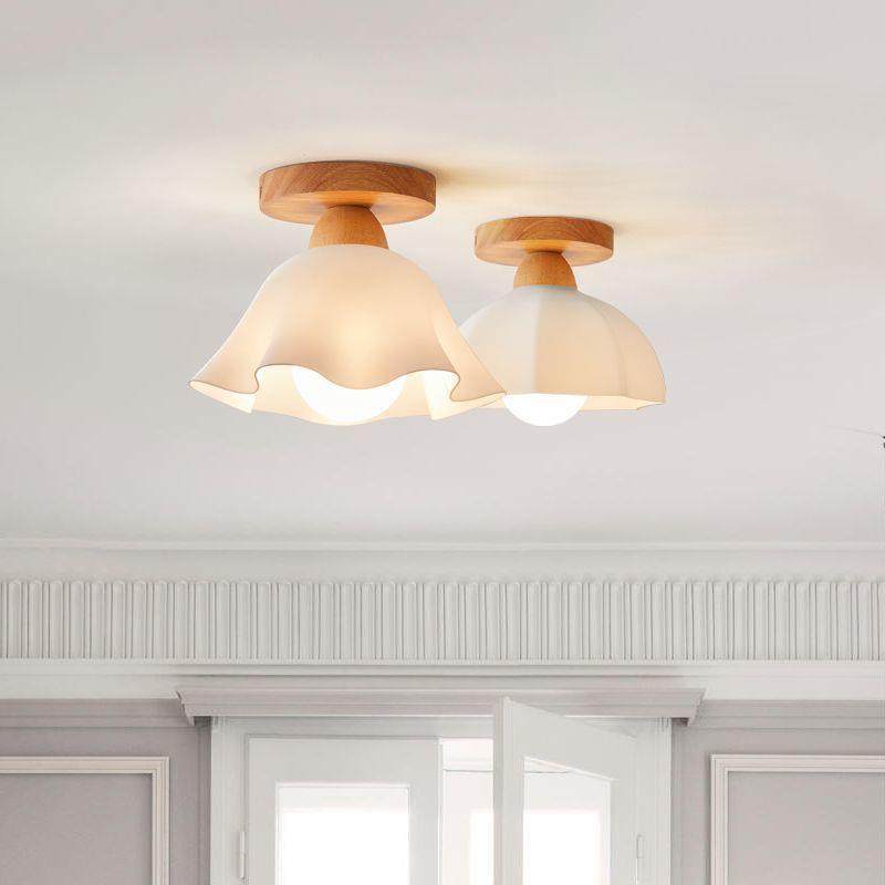 北欧原木吸顶灯过道走廊入户灯玄关衣帽间飘窗门厅阳台日式木艺灯,淘宝优惠券,粉丝福利购,淘宝优惠卷