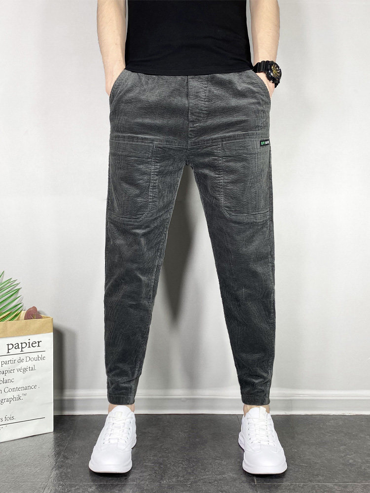 秋冬新款六兜条绒男士灯芯绒休闲裤 zeh休闲裤