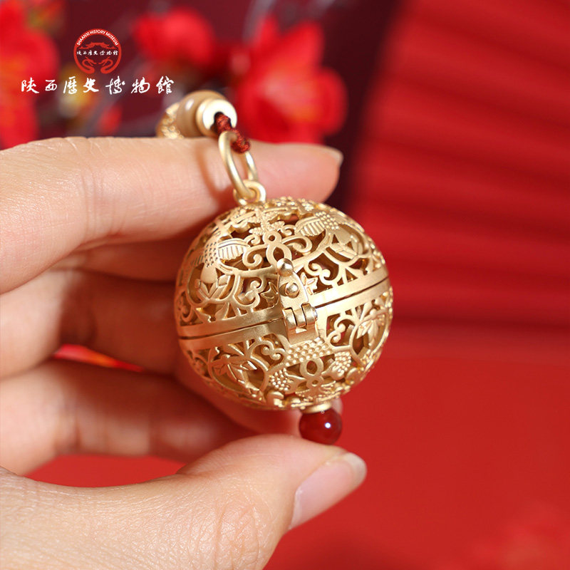 陕西历史博物馆文创蛇年限定款小香囊挂件钥匙扣挂饰伴手礼