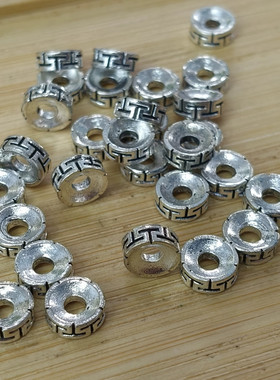 diy合金手工配件隔珠隔片散珠手链串珠金饰品材料