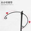 Wrought iron bouquet standing stand for flowers with detachable display