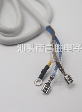 电热水器/16A连体三线防漏电保护器线插头新保安原装电源线
