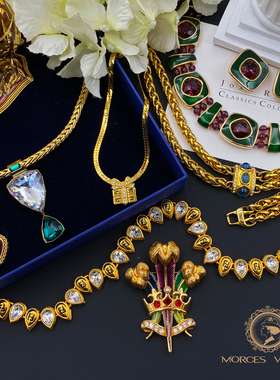 vintage古董首饰家纪项链