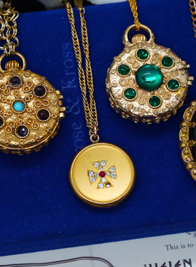 中古相片盒像片盒吊坠项链