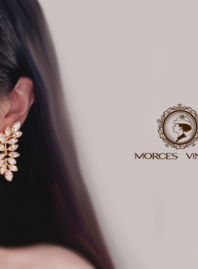 KJL热带雨林树叶项链耳夹