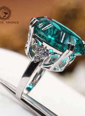 帕拉伊巴霓虹灯电气石戒指