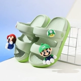 Детские летние тапочки для мальчиков для выхода на улицу, детская нескользящая пляжная обувь