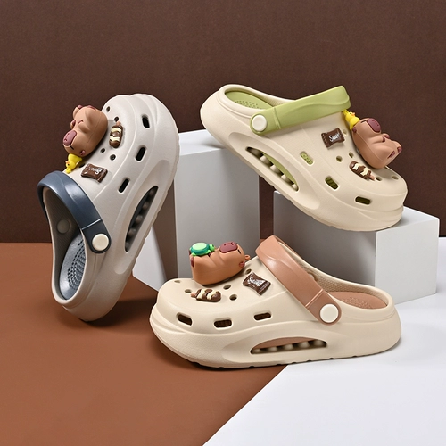 Детские туфли для мальчиков, тапочки, летняя обувь, нескользящие сандалии